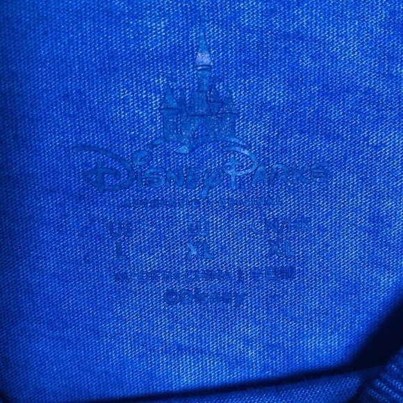 DISNEY PARKS Blue Mickey Mouse Tee XL - Picture 4 of 8